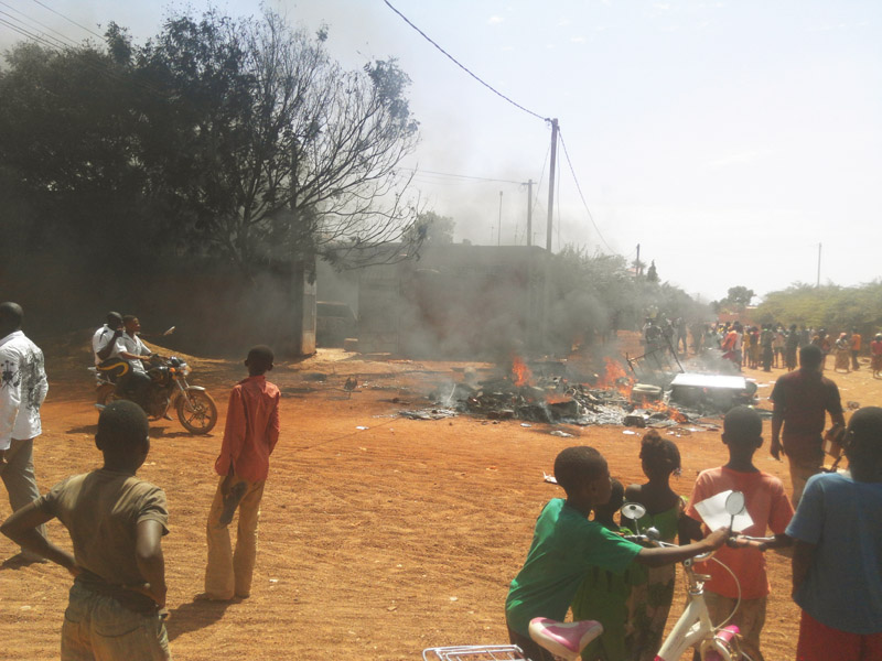 Ouagadougou, le jour de l'insurrection populaire.