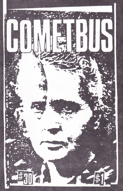 La couverture du Cometbus n°30.